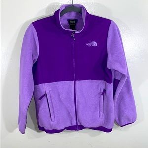 NORTH FACE PURPLE FLEECE SIZE 14/16